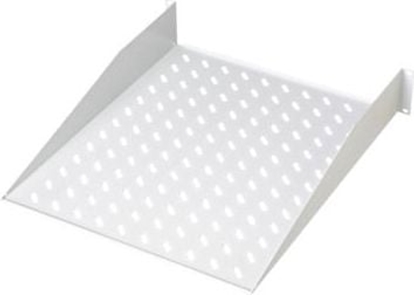 Изображение Digitus | Fixed Shelf for Racks | DN-97610 | White | Perfect for storage of components which are not 483 mm (19”) suitable; Slim design which takes space of 2 height units; Easy and quick to mount or dismount; Load capacity: 25 kg; Dimensions:  88 x 482 x