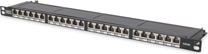Attēls no Digitus CAT 6, Class E High Density Patch Panel, shielded, black