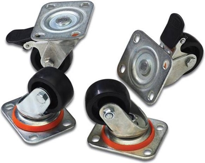 Picture of Digitus Lockable castors for free-standing network and server enclosures