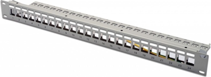 Attēls no Digitus Patch panel 19" 1U modularny 24x slot keystone (DN-91410)