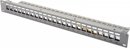 Изображение Digitus Patch panel 19" 1U modularny 24x slot keystone (DN-91410)
