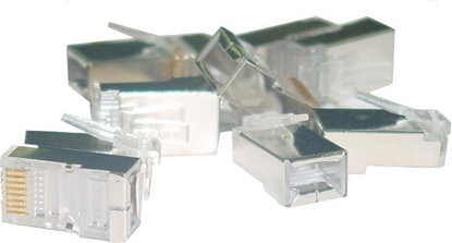Изображение Digitus Wtyk RJ45 kat.6 ekranowany uniwersalny 8P8C 100szt X-ML-6F-IMP