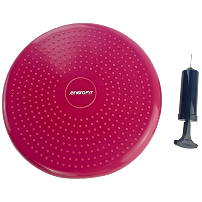 Attēls no DISKU SENSOMOTORA SPILVENS AR SŪKNI 33CM PINK ENERO FIT