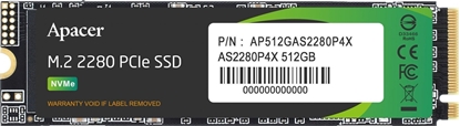 Изображение Dysk SSD Apacer AS2280P4X 512GB M.2 2280 PCI-E x4 Gen3 NVMe (AP512GAS2280P4X-1)