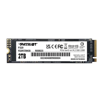 Picture of Dysk SSD Patriot P320 2TB M.2 2280 PCI-E x4 Gen3 NVMe (P320P2TBM28)