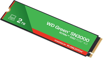 Изображение Dysk SSD SanDisk Green SN3000 2TB M.2 2280 PCI-E x4 Gen4 NVMe (WDS200T4G1E-00CPS0)