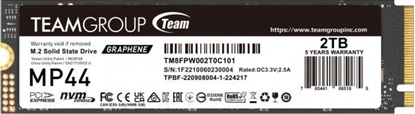 Изображение Dysk SSD TeamGroup MP44 2TB M.2 2280 PCI-E x4 Gen4 NVMe (TM8FPW002T0C101)