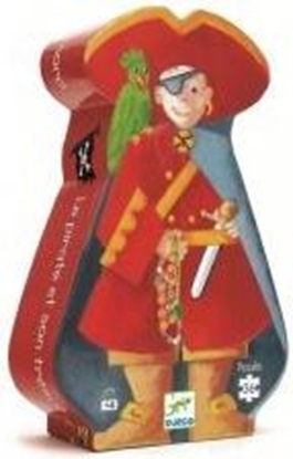 Изображение Djeco Puzzle w pudeku - Pirat, 36 elementów (145441)