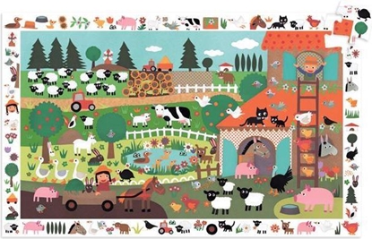 Изображение Djeco Puzzle z plakatem - Farma - 145603