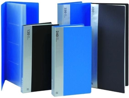 Attēls no Donau Wizytownik PP na 120 wizytówek czarny 110x192x16mm. (1342120PL-01)