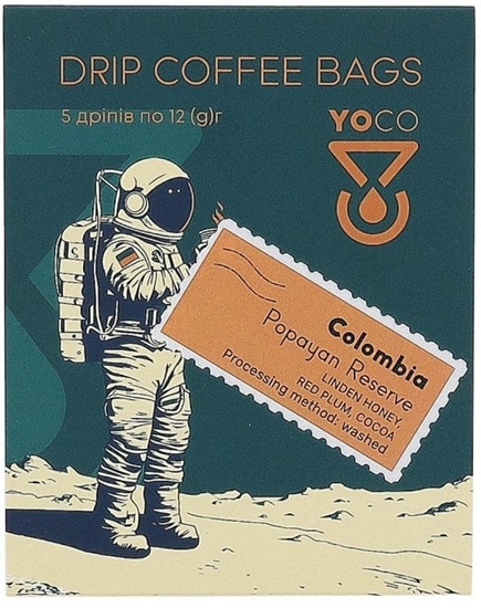 Picture of Drip Bag Coffee YoCo Coffee Colombia Papayan Reserve 5x12g