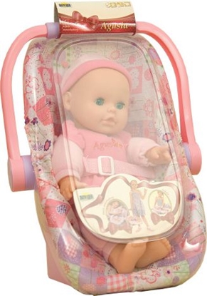 Attēls no Dromader Lalka 29 cm z fotelikiem (00385)