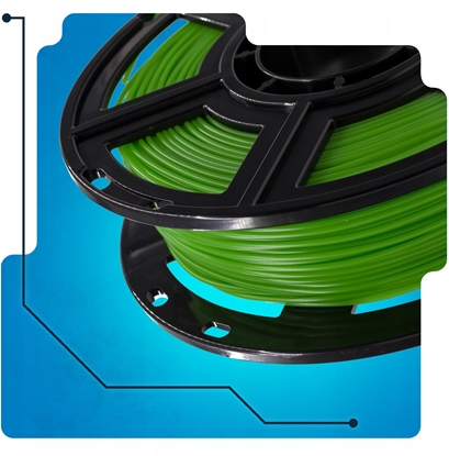 Attēls no Drukarka 3D Flashforge PLA plastik - 0.5kg - 1.75mm - zielony
