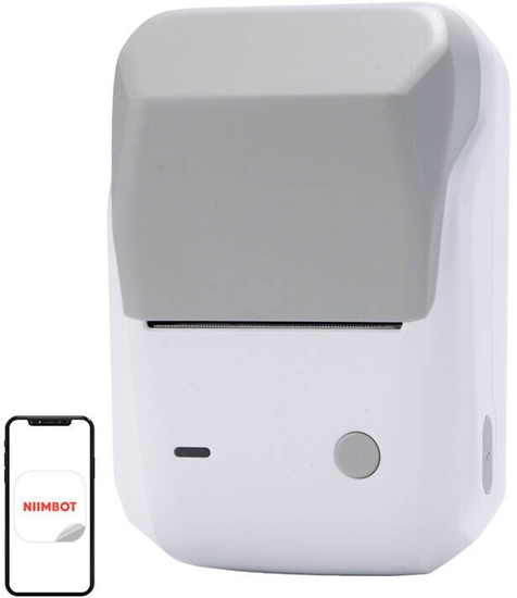 Изображение Drukarka etykiet Niimbot Drukarka etykiet Portable Label Printer B1 Grey (B1 Grey)