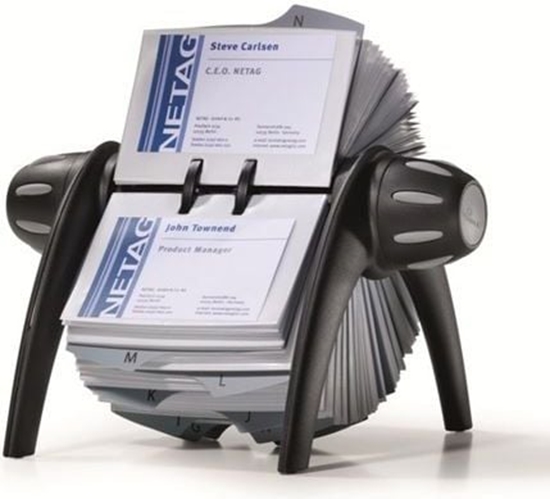 Изображение Durable Wizytownik obrotowy Visifix Flip czarny (2417/01)