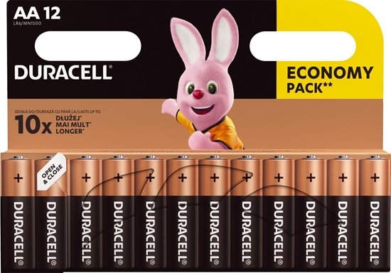 Изображение Duracell Bateria Basic AA / R6 12 szt.