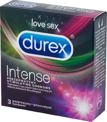 Attēls no Durex  Prezerwatywy Intense 3 szt.