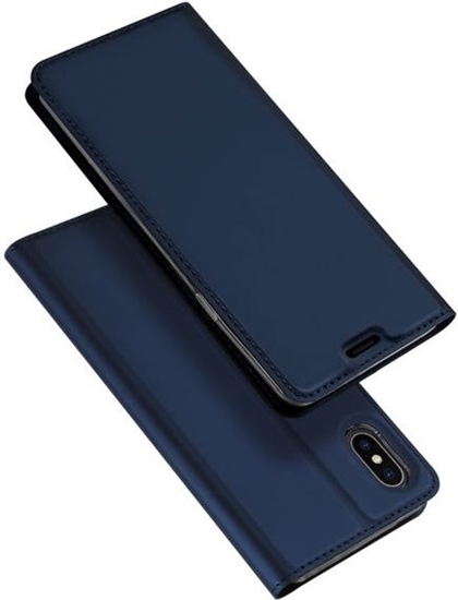 Picture of Dux Ducis Skin Leather Iphone XS MAX granatowe