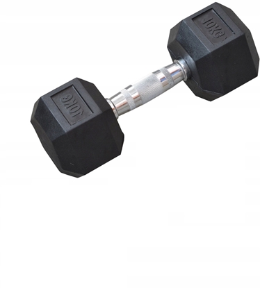 Изображение Eb Fit hantel Hex gumowany 1 x 10 kg