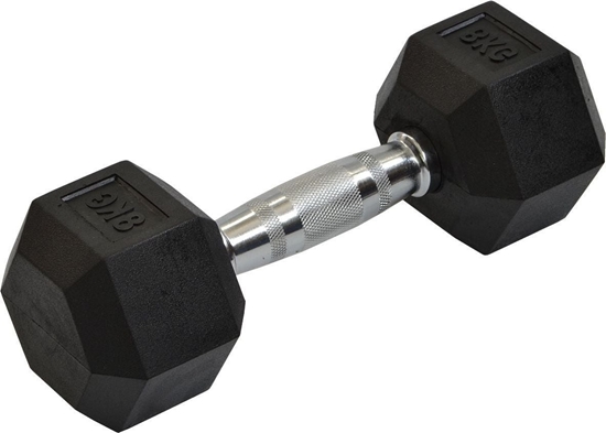Picture of Eb Fit hantel Hex gumowany 1 x 8 kg