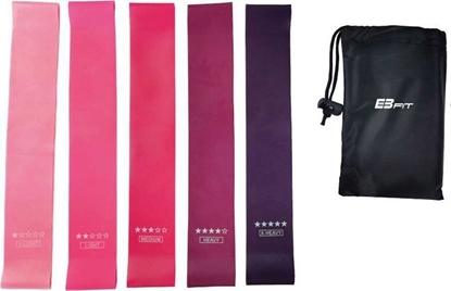 Attēls no Eb Fit Mini Band róne poziomy oporu w zestawie wielokolorowy 5 szt.