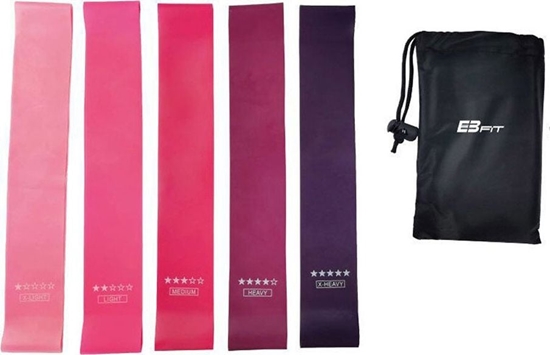 Picture of Eb Fit Mini Band róne poziomy oporu w zestawie wielokolorowy 5 szt.
