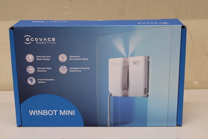 Изображение Ecovacs SALE OUT. Window cleaning robot WINBOT MINI, Auto-Spray, Steady climbing system, WIN-SLAM 3.0, Grey | Windows Cleaner Robot | WINBOT MINI GREY | Corded | Grey | DAMAGED PACKAGING, USED, DIRTY, USED LIQUID BOTTLE