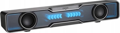 Изображение Edifier | PC Speaker with Quality Sound and Splendid Light Effects | QS30 | 2.5W + 2.5W W | Bluetooth | Black | ≥ 85 dB | Wireless connection