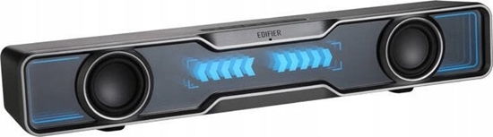 Изображение Edifier | PC Speaker with Quality Sound and Splendid Light Effects | QS30 | 2.5W + 2.5W W | Bluetooth | Black | ≥ 85 dB | Wireless connection