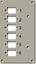 Attēls no EFB 53705.3v2b Panel przedni do przecznicy na szyn DIN 53705.1v3, 6x SC Simp/LC Dupl