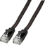 Изображение EFB EFB Electronic K8107SW.2 U/UTP (UTP) black 2m Cat6a Network cable (K8107SW.2)