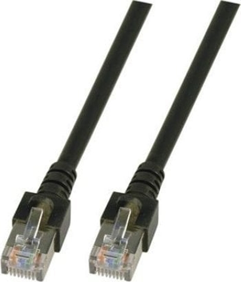 Picture of EFB EFB RJ45 Patchkabel SF/UTP, Cat.5e, PVC, CCA, 3m, schwarz