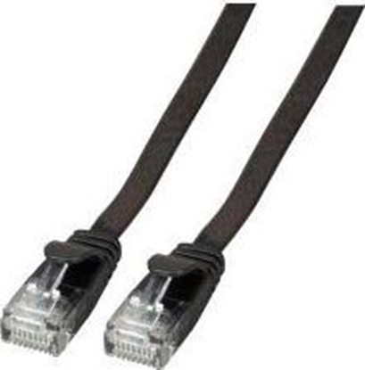 Attēls no EFB Paski kabel poczeniowy RJ45 U / UTP, kat.6A, PVC, 1m, czarny (K8107SW.1)