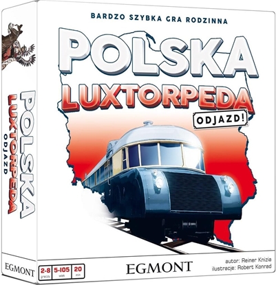 Attēls no Egmont Gra planszowa Polska. Luxtorpeda. Odjazd!