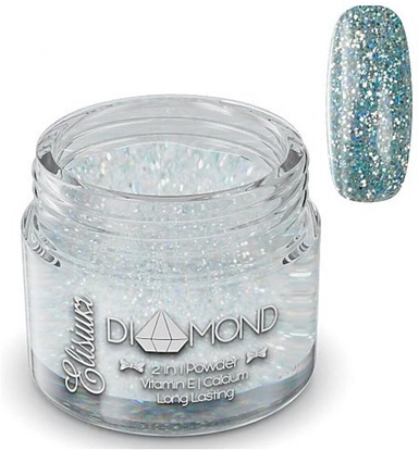 Изображение Elisium Diamond 2in1 Powder proszek do manicure tytanowego DB705 Distant Blue 23g