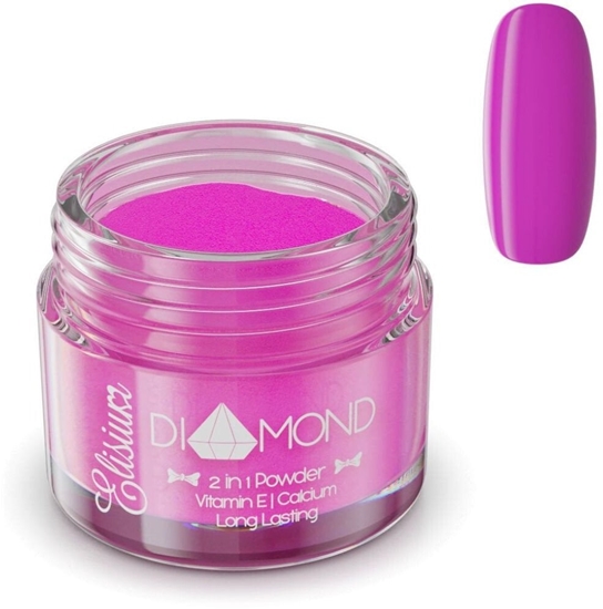 Picture of Elisium Diamond 2in1 Powder proszek do manicure tytanowego DV405 Traffic Violet 23g