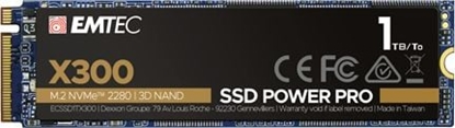 Изображение Emtec SSD M.2 NVMe PCIe 3.0 X300 1TB Intern retail