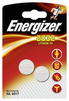 Attēls no Energizer Bateria CR2032 210mAh 2 szt.