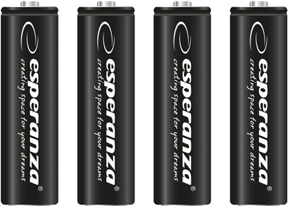 Изображение Esperanza Akumulator czarne AA / R6 2600mAh 4 szt.