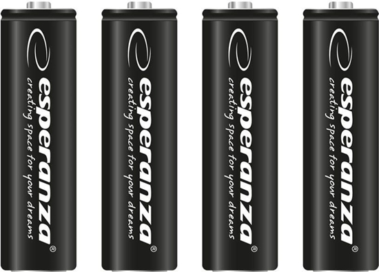 Picture of Esperanza Akumulator czarne AA / R6 2600mAh 4 szt.