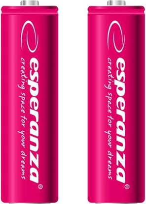 Изображение Esperanza Akumulator czerwone AA / R6 2000mAh 2 szt.