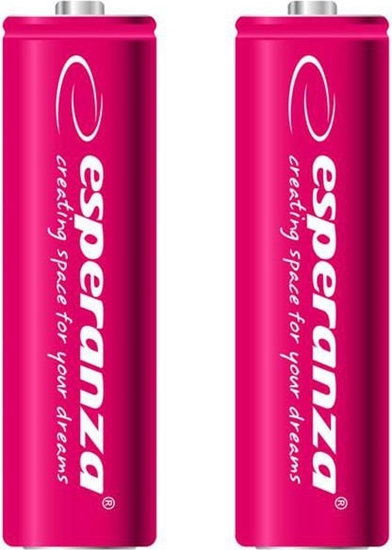 Изображение Esperanza Akumulator czerwone AA / R6 2000mAh 2 szt.