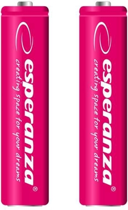 Изображение Esperanza Akumulator czerwone AAA / R03 1000mAh 2 szt.