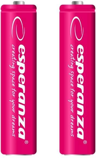 Изображение Esperanza Akumulator czerwone AAA / R03 1000mAh 2 szt.