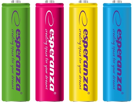 Изображение Esperanza Akumulator mix AA / R6 2000mAh 4 szt.