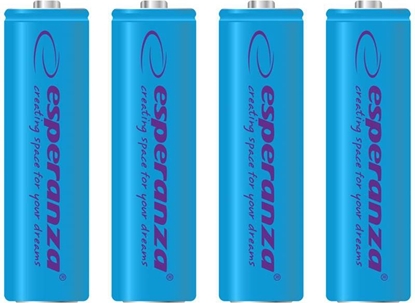 Изображение Esperanza Akumulator niebieskie AA / R6 2000mAh 4 szt.