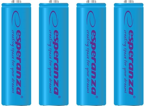 Изображение Esperanza Akumulator niebieskie AA / R6 2000mAh 4 szt.