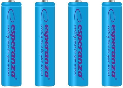 Изображение Esperanza Akumulator niebieskie AAA / R03 1000mAh 4 szt.