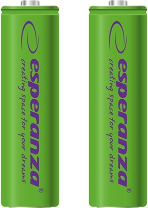 Изображение Esperanza Akumulator zielone AA / R6 2000mAh 2 szt.