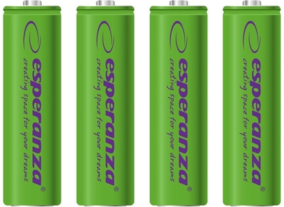 Изображение Esperanza Akumulator zielone AA / R6 2000mAh 4 szt.